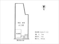 長岡京市奥海印寺谷田に新築一戸建て敷地図)