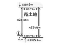 伏見区桃山最上町の売土地(墨染駅まで徒歩8分)