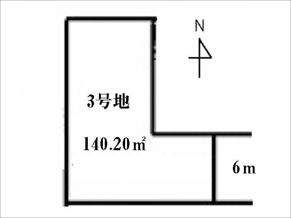 城陽市寺田尺後の売土地(寺田駅まで徒歩7分)