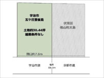 宇治市五ケ庄雲雀島の売土地(木幡駅まで徒歩14分)